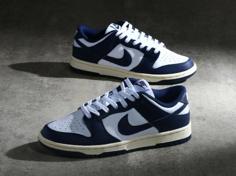 Nike Dunk Low 2022 Vintage Navy (bleu marine) DD1503