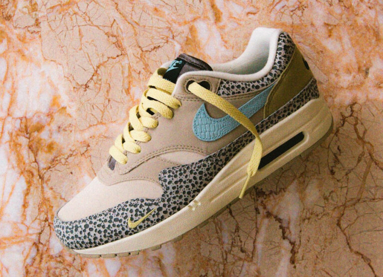 Nike Air Max 1 Animal 2022 beige et gris taupe (2)