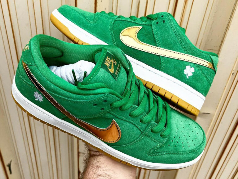 Nike Dunk Low SB en daim vert 2022 (1)