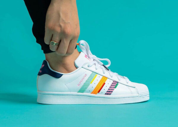 Adidas Superstar Night Sky Green Bandes Multicolores GW9783