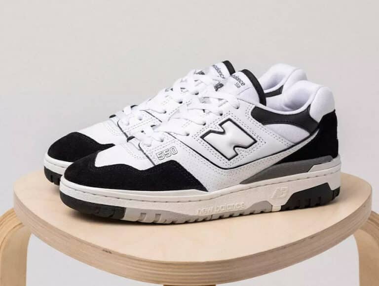 New Balance 550 blanche et noire (3)