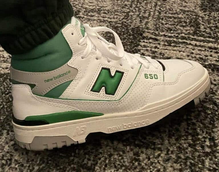 New Balance 650 blanche et verte (4)