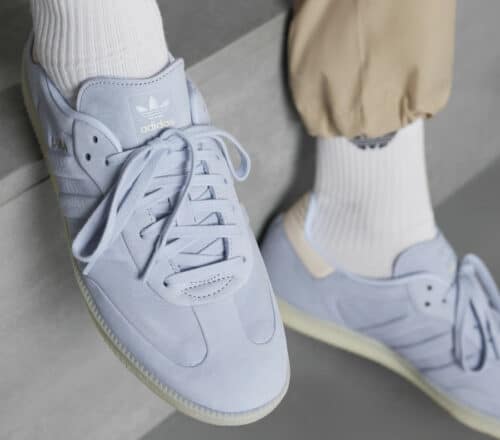 adidas samba blanc bleu