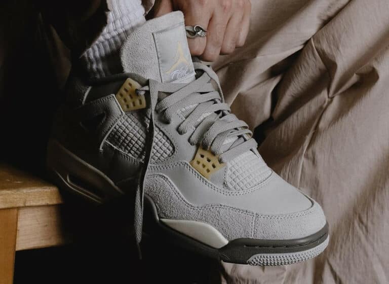 Air Jordan 4 Craft grise et beige (7)