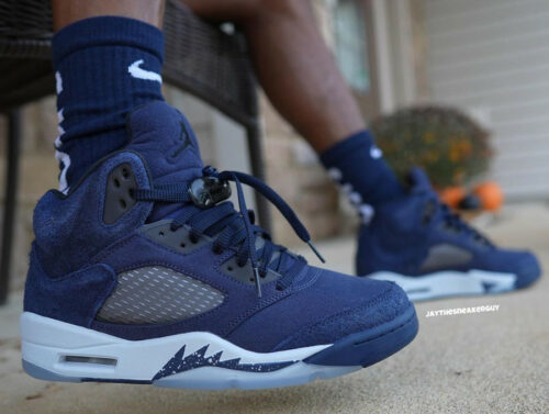 Air Jordan 5 Bleu nuit (5)