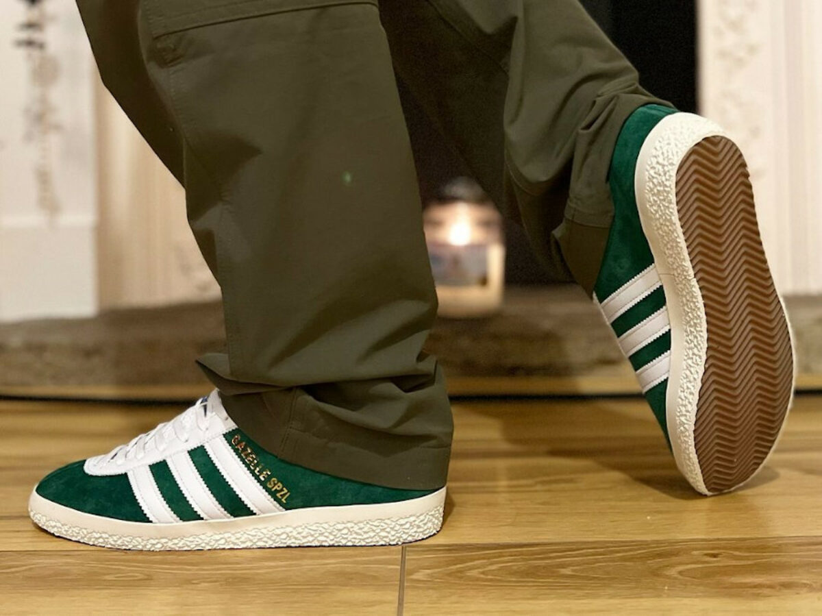 Adidas gazelle vert fashion sapin