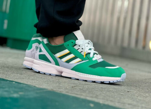 adidas ZX 8000 Court Green on feet IE2965