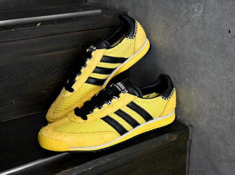 Wales Bonner x adidas SL76 jaune et noire IH9906 (1)