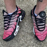 Nike Air Max Plus Carbon Pink on feet HF3837-600 (2)