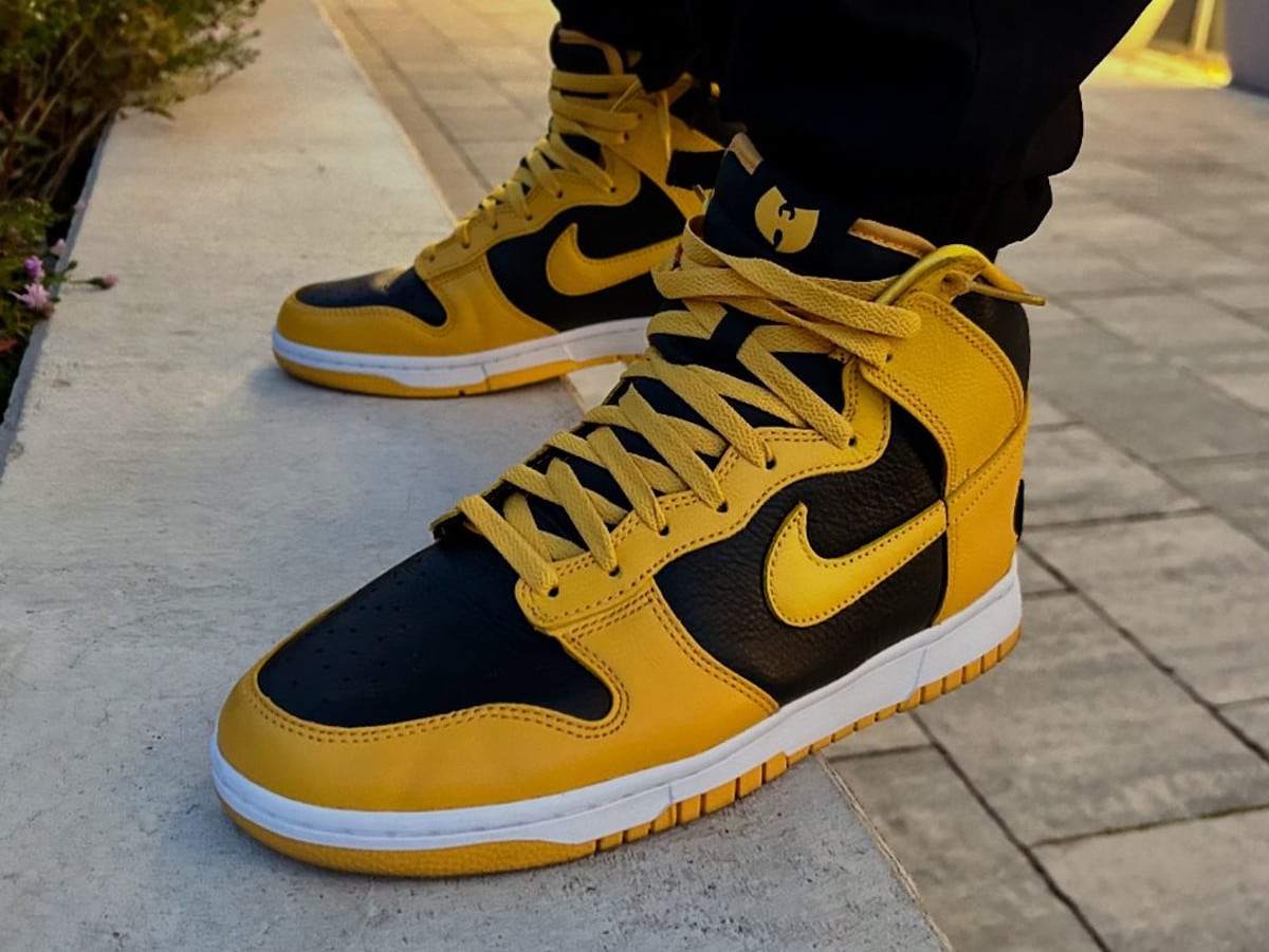 Nike Dunk High Retro Premium Black Pollen White HJ4320-001 (3)