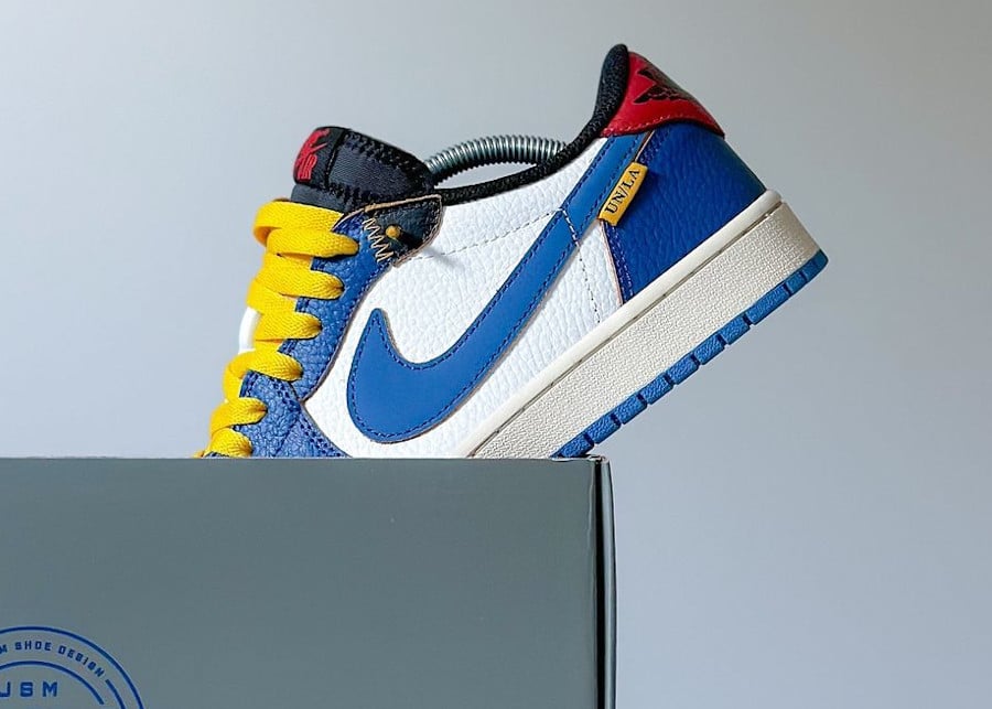 Union LA x Air Jordan 1 Low OG Storm Blue (couv)