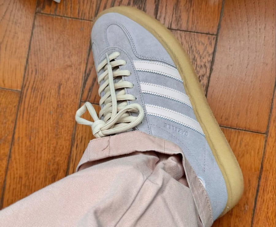 Adidas Clarks 8th Street Gazelle Indoor Molecule by Ronnie Fieg on feet (1)