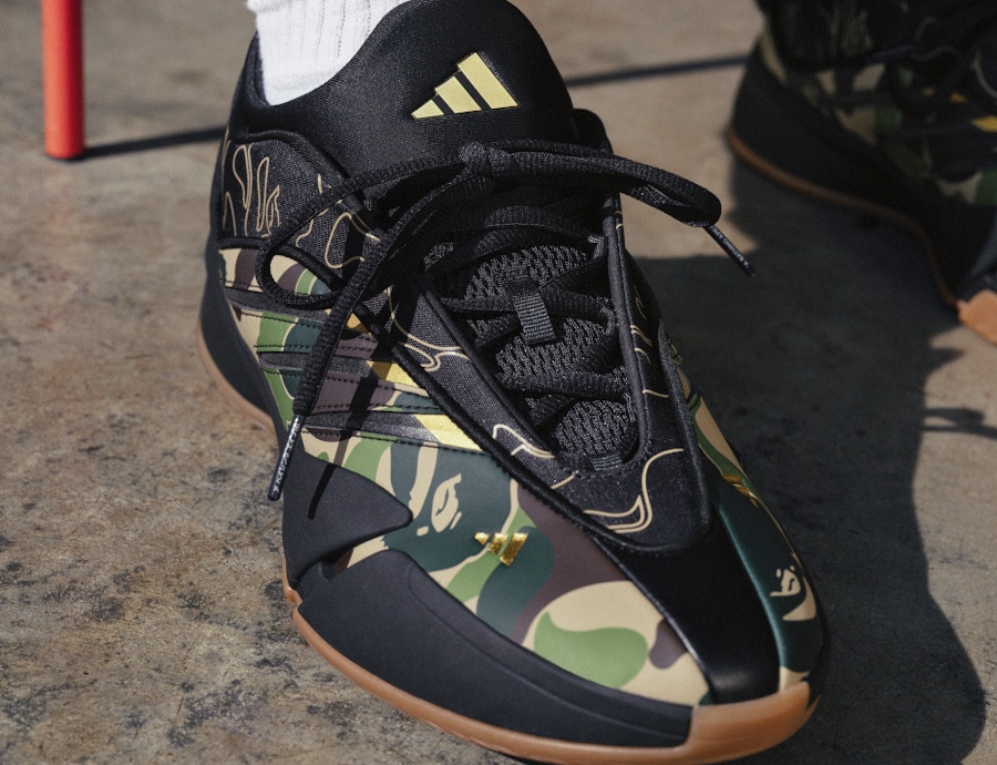 Bape x adidas Dame 9 Camo JH6358 (3)