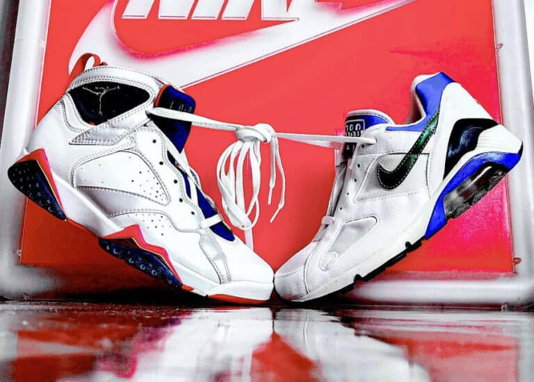 Michael Jordan et ses Nike Air Max 180 OG Concord le mystere des Jeux Olympiques de 1992