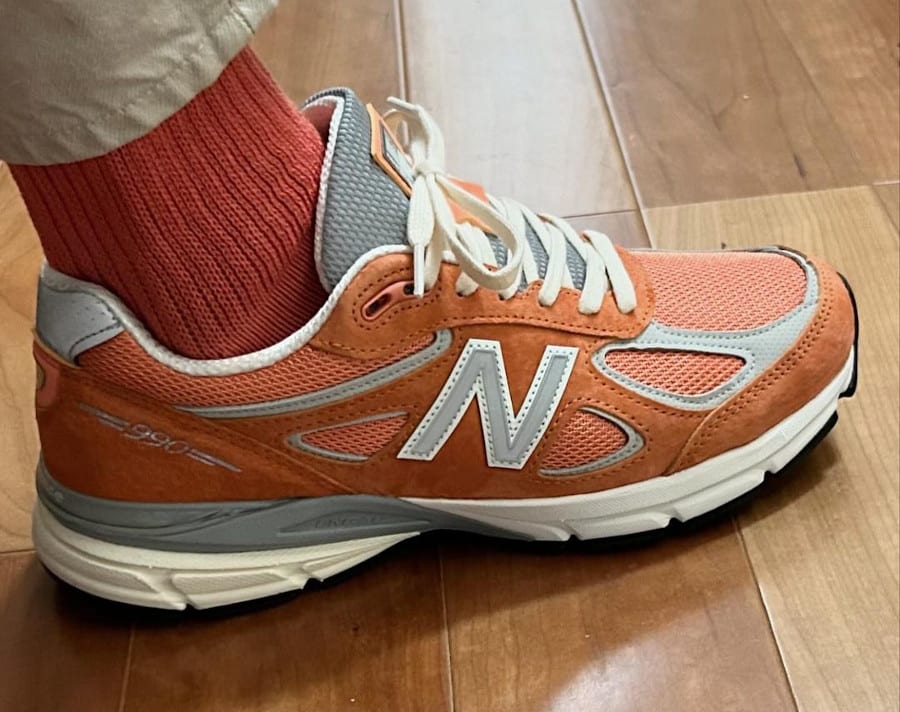 New Balance 990v4 x Aimé Leon Dore Red Clay U990OG4 (1)