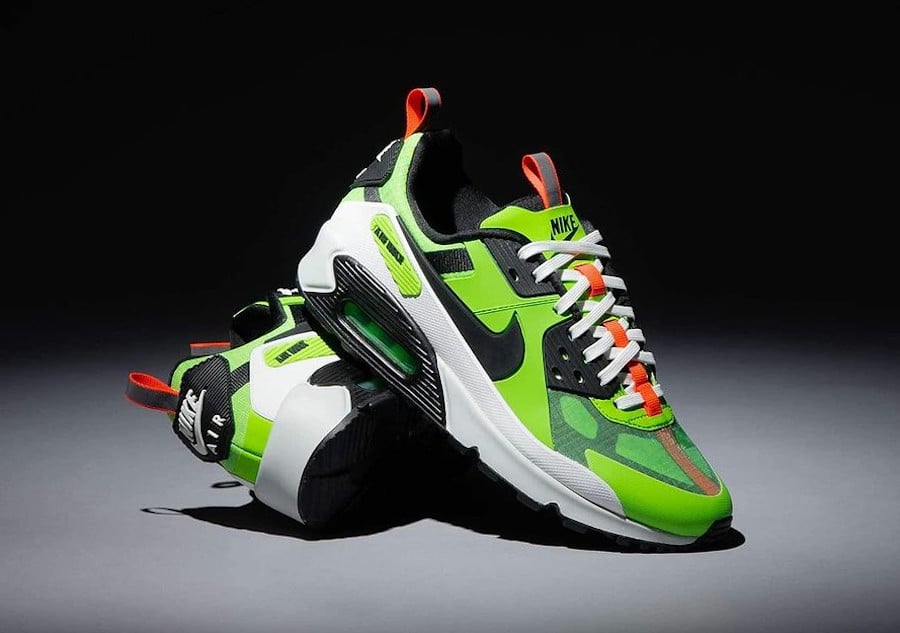 Nike Air Max 90 Drift verte noire et blanche (1)