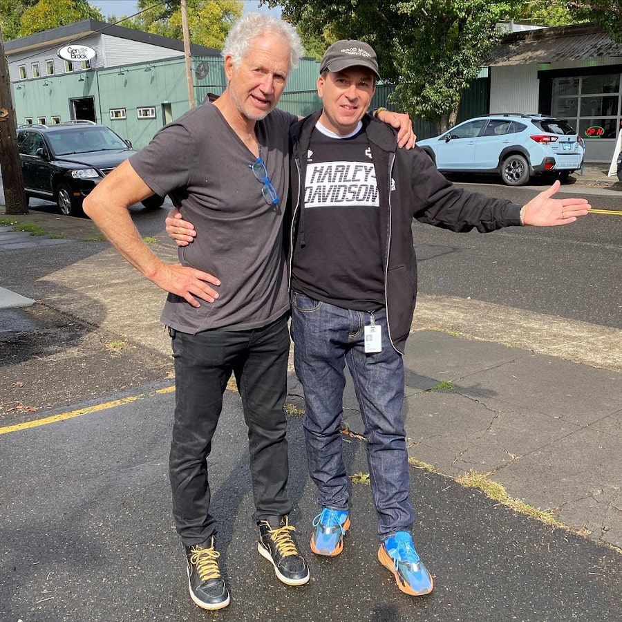 Steven Smith avec Tinker Hatfield