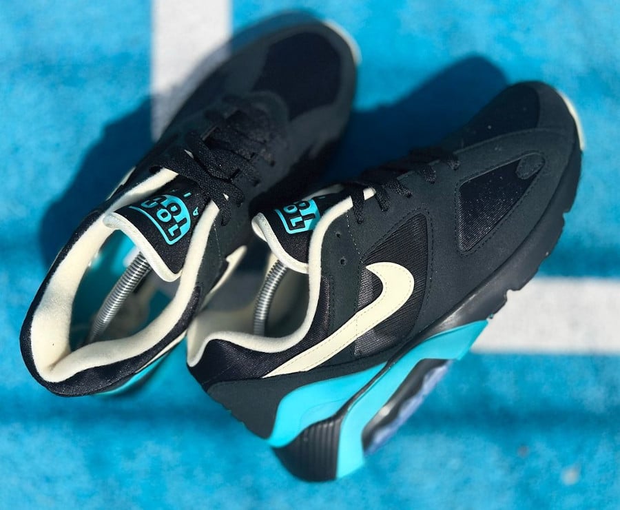 Chaussure Nike Air Max 180 Black Dusty Cactus homme FJ9259-001 (3)