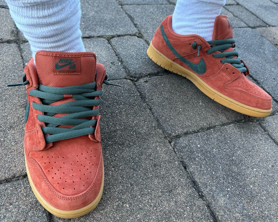 Chaussure Nike SB Dunk Low Burnt Orange homme HF3704-800 (2)