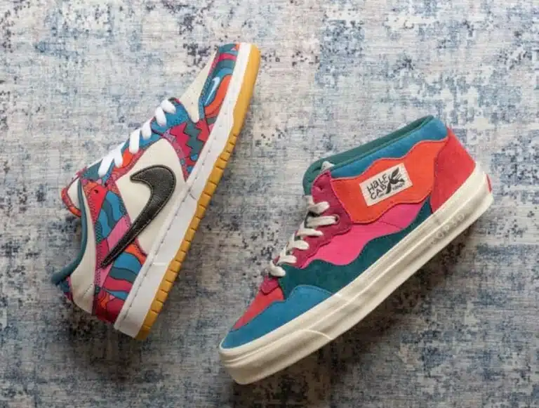 Comparatif Vans Half Cab et Nike SB Dunk Low Parra (2)