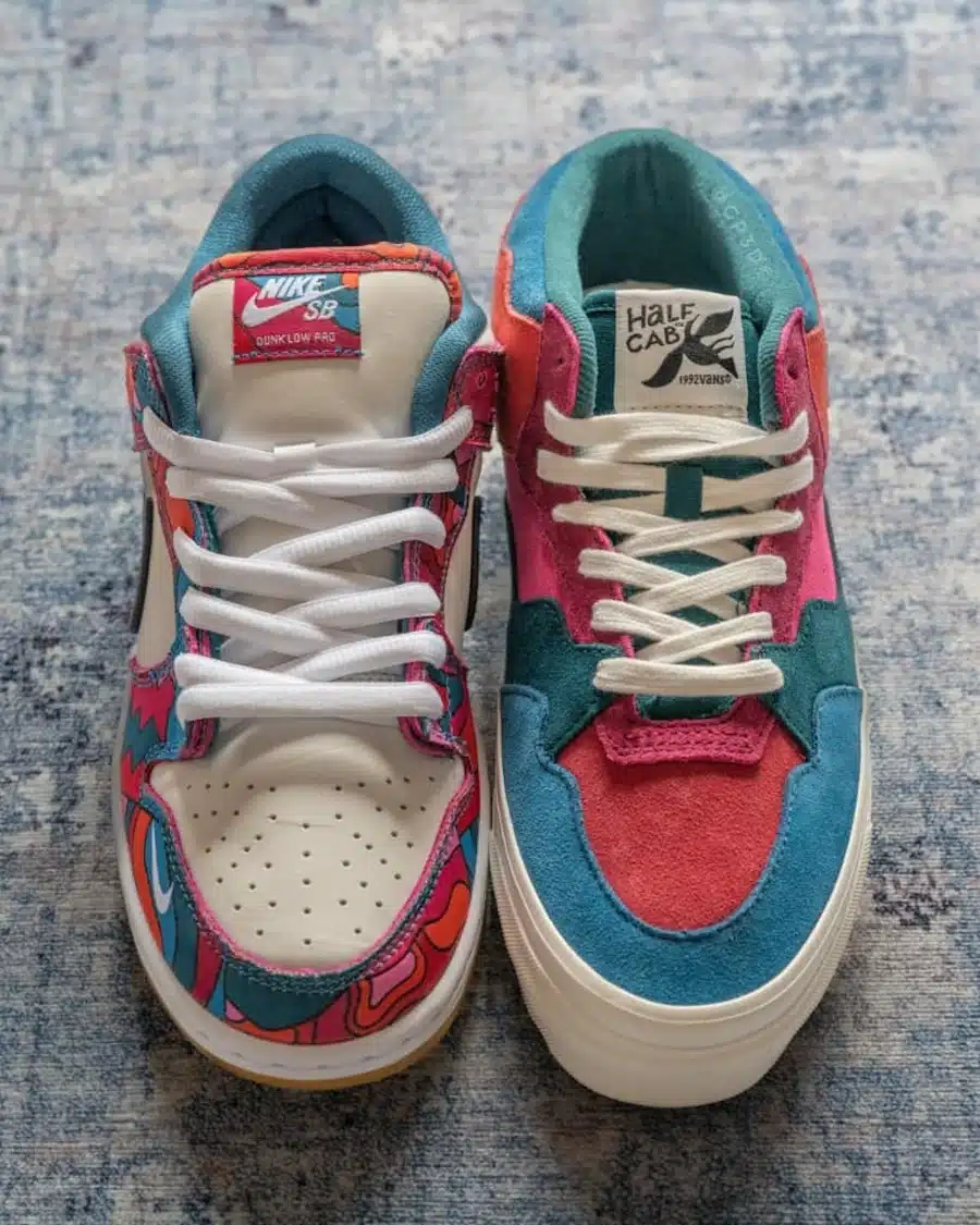 Comparatif Vans Half Cab et Nike SB Dunk Low Parra (3)