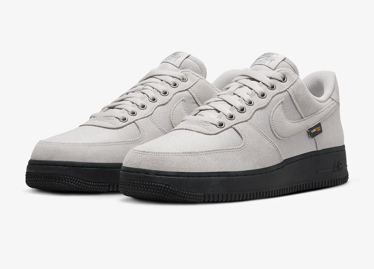 Nike Air Force 1 Low en tissu Cordura gris HQ3822-001 (2)