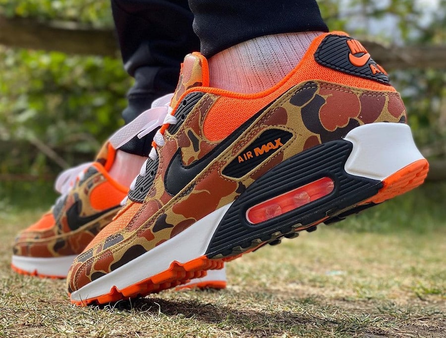 Nike Air Max 90 Orange Duck Camo