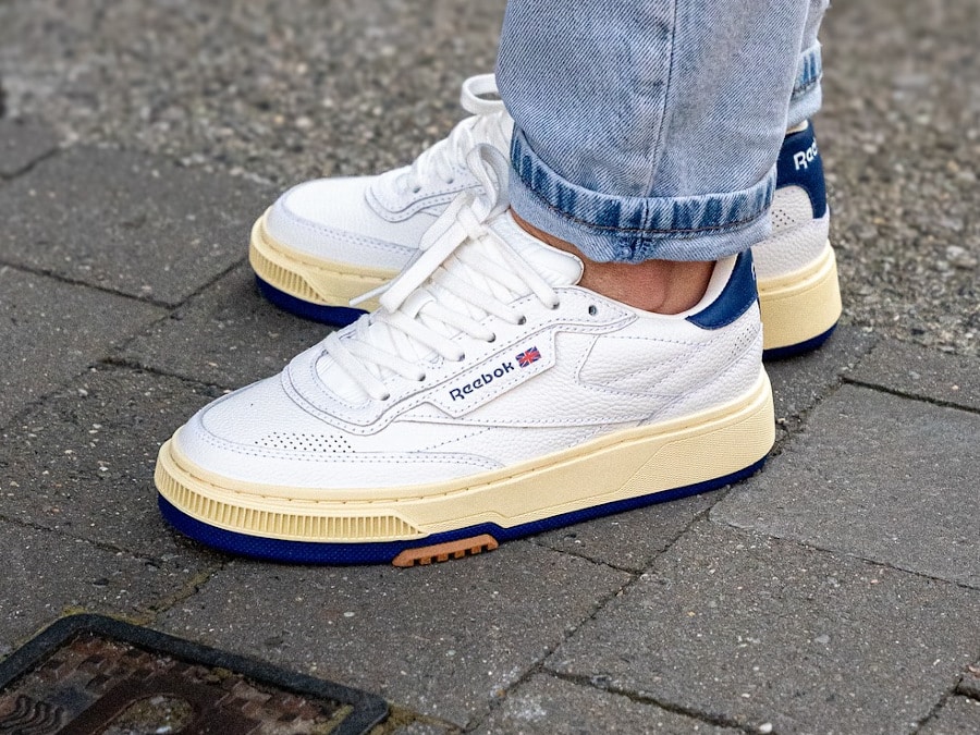 Reebok Club C LTD Made Italy Vintage Navy (1)