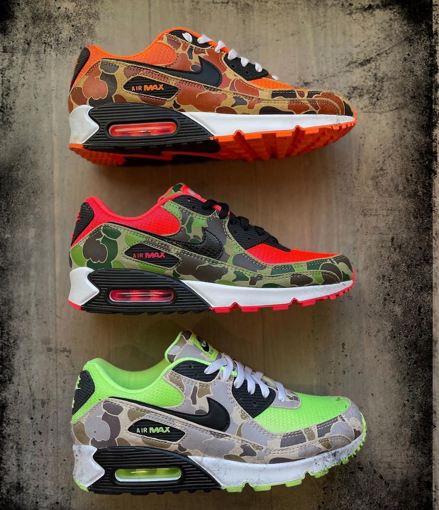 Toutes les Nike Air Max 90 Reverse Duck Camo