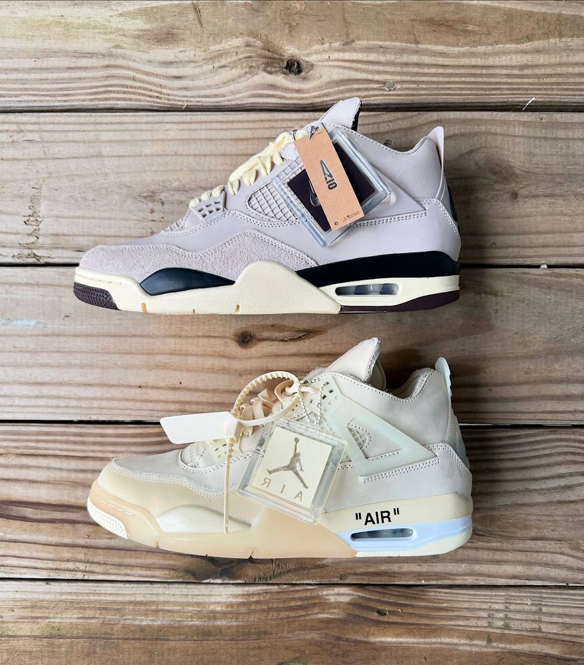 Air Jordan 4 A Ma Maniere W.Y.W.S vs Air Jordan 4 Off White