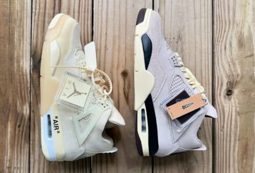 Air Jordan 4 A Ma Maniere W.Y.W.S vs Air Jordan 4 Off White (couv)