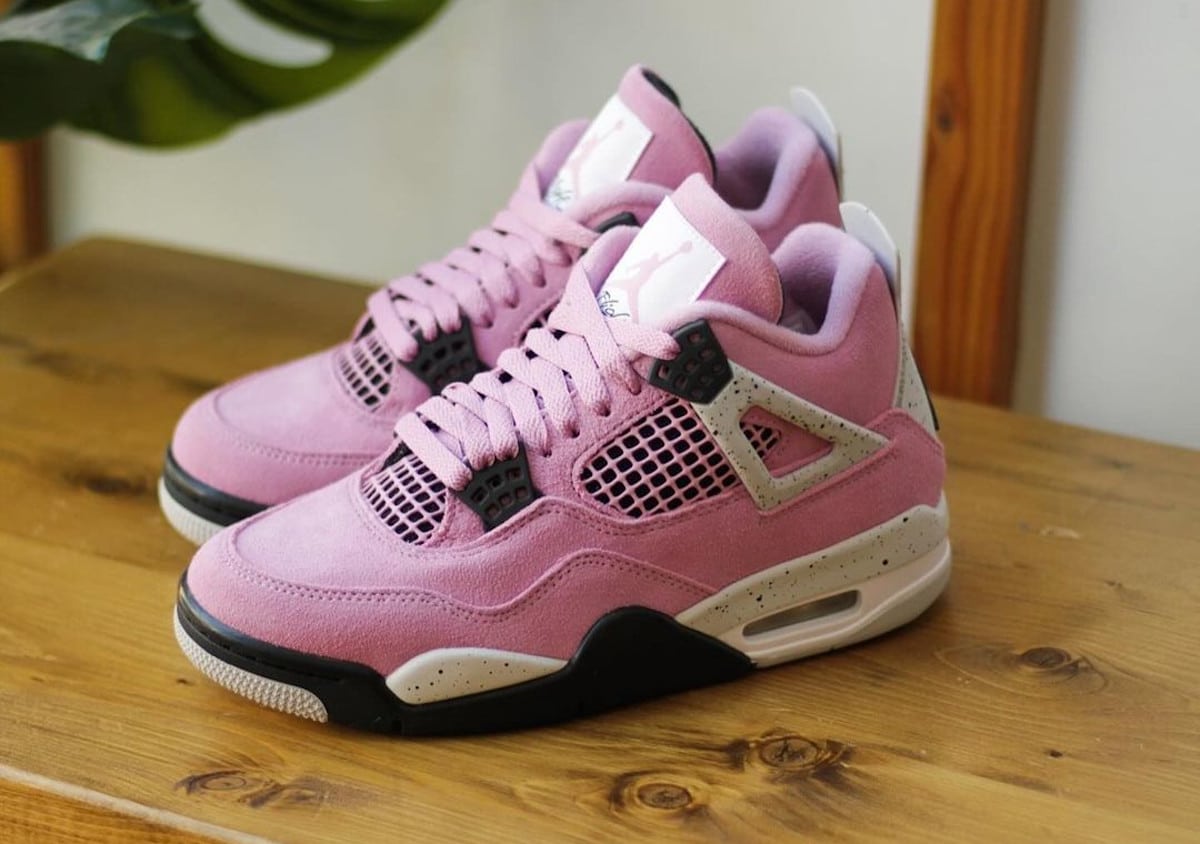 Air Jordan 4 Orchid daim rose AQ9129-501 (1)