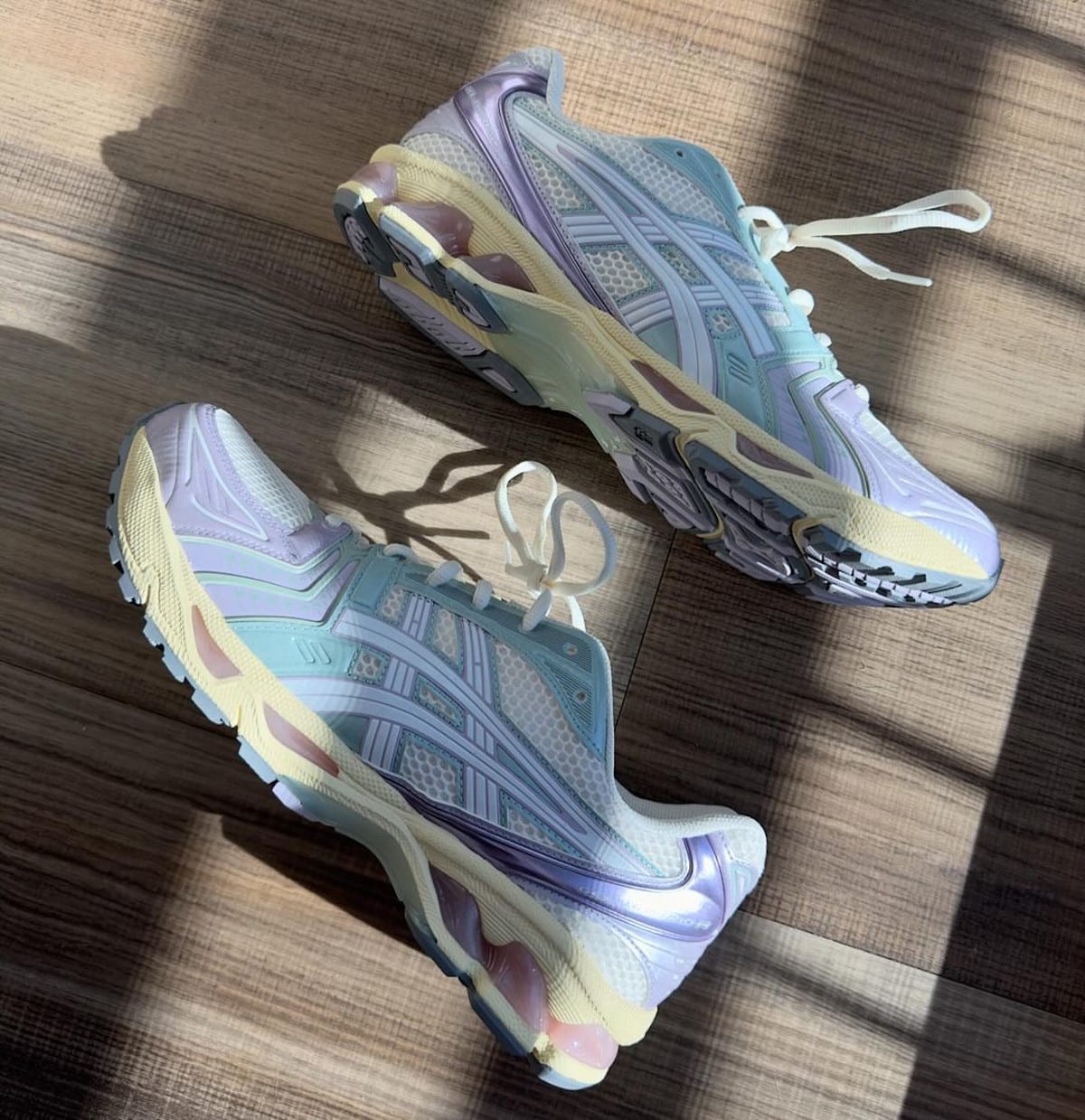 Asics Gel Kayano 14 Pastel Cream Dusk Violet femme 1203A537-105 (3)