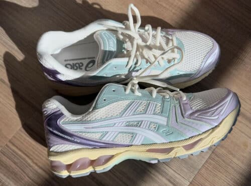 Asics Gel Kayano 14 Pastel Cream Dusk Violet femme 1203A537-105 (4)