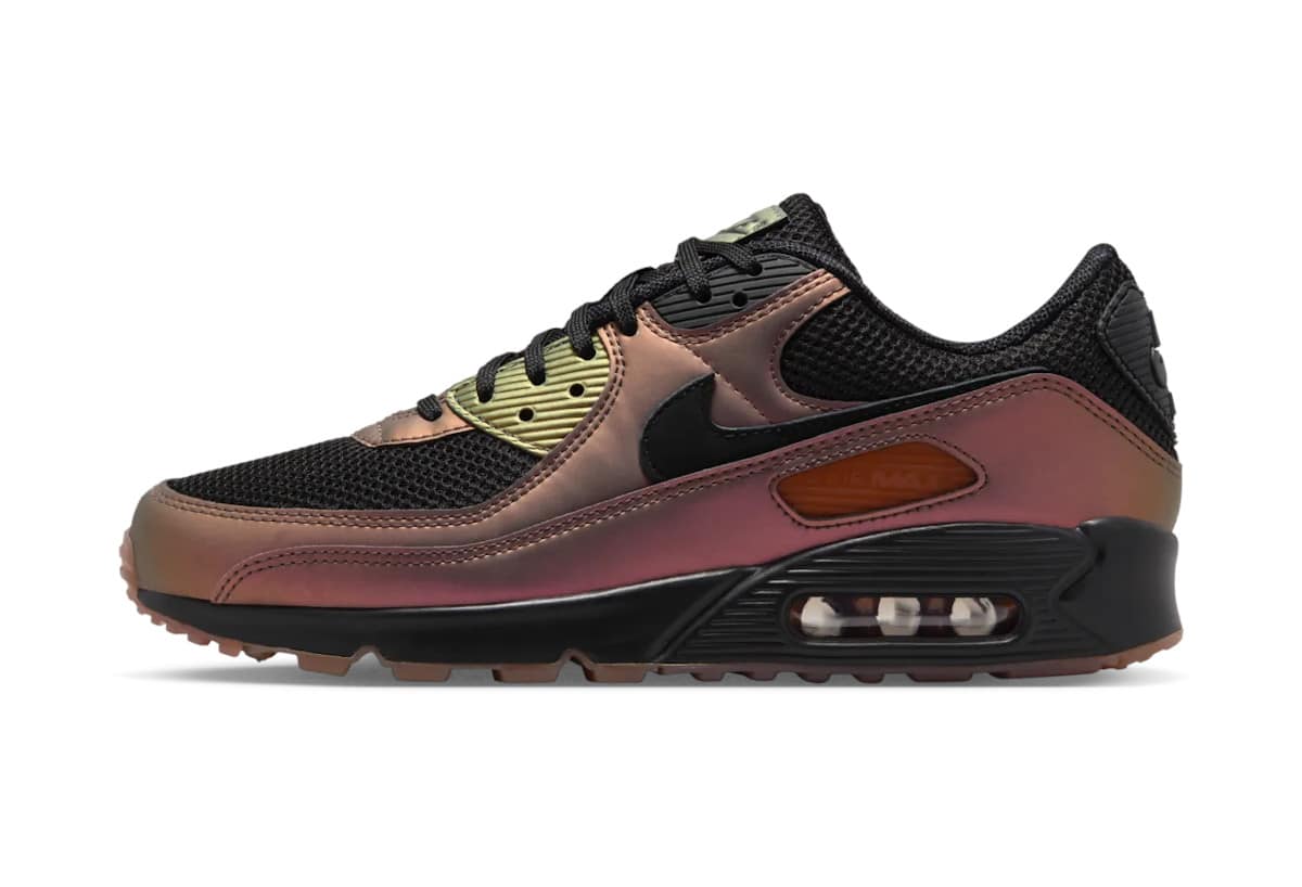 Date de sortie Nike Air Max 90 Black and Dark Russet HQ4042-001