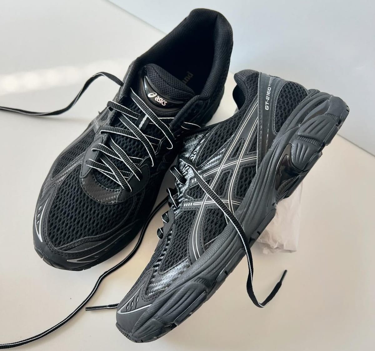 JJJJound x Asics GT-2160 Noire Black Pure Silver 1203A691-002 (3)