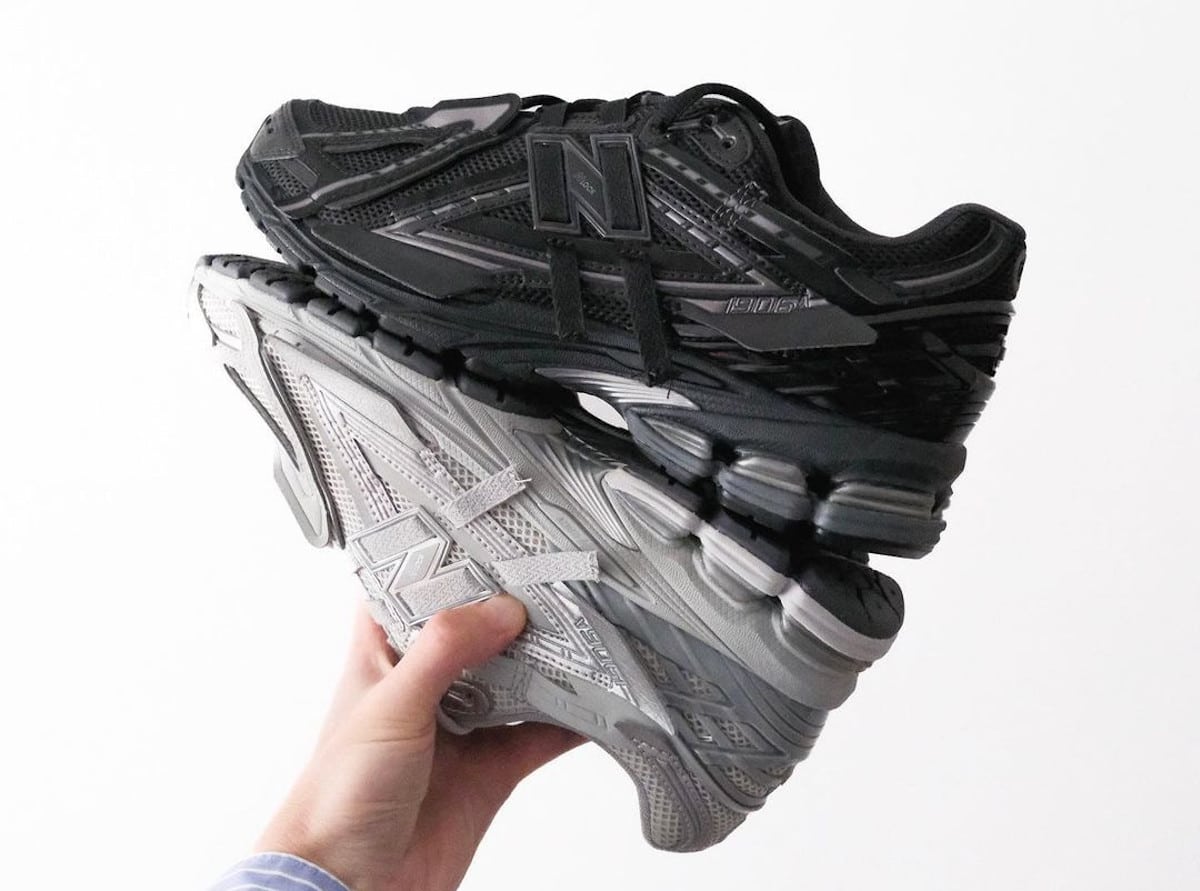 New Balance 1906A Tech Explosion Black et Concrete Silver Metallic