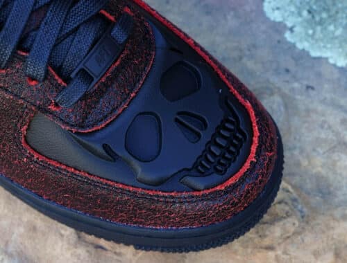 Nike Air Force 1 Low Skull Toe crâne en 3D HV2016-001 (3)