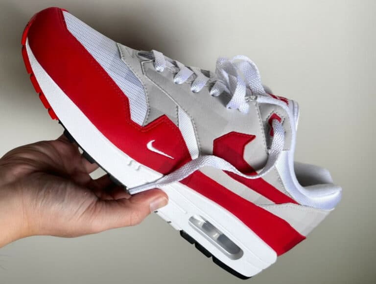 Nike Air Max 1 pixellisées aux formes géométriques