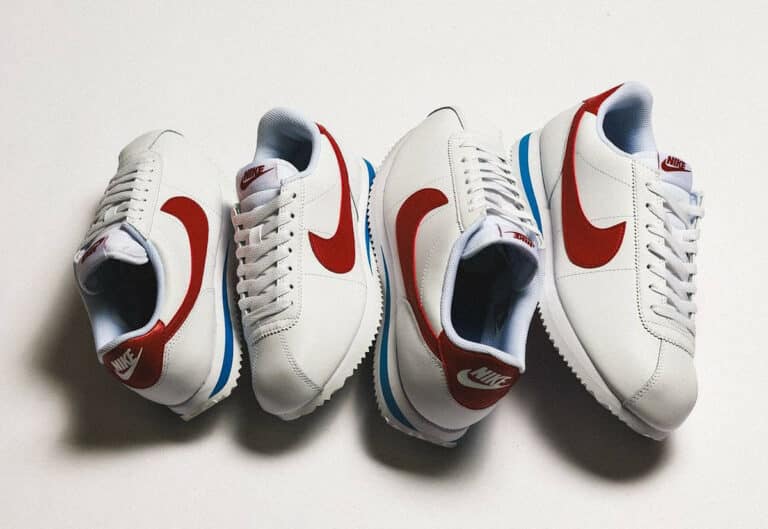 Nike Cortez Forrest Gump 2024 blanche rouge bleue homme DM4044-108 (4)