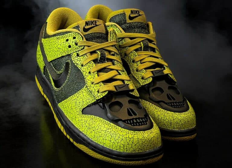 Nike Dunk Low Hallowen 2024 tête de mort HV6103-300 (1)