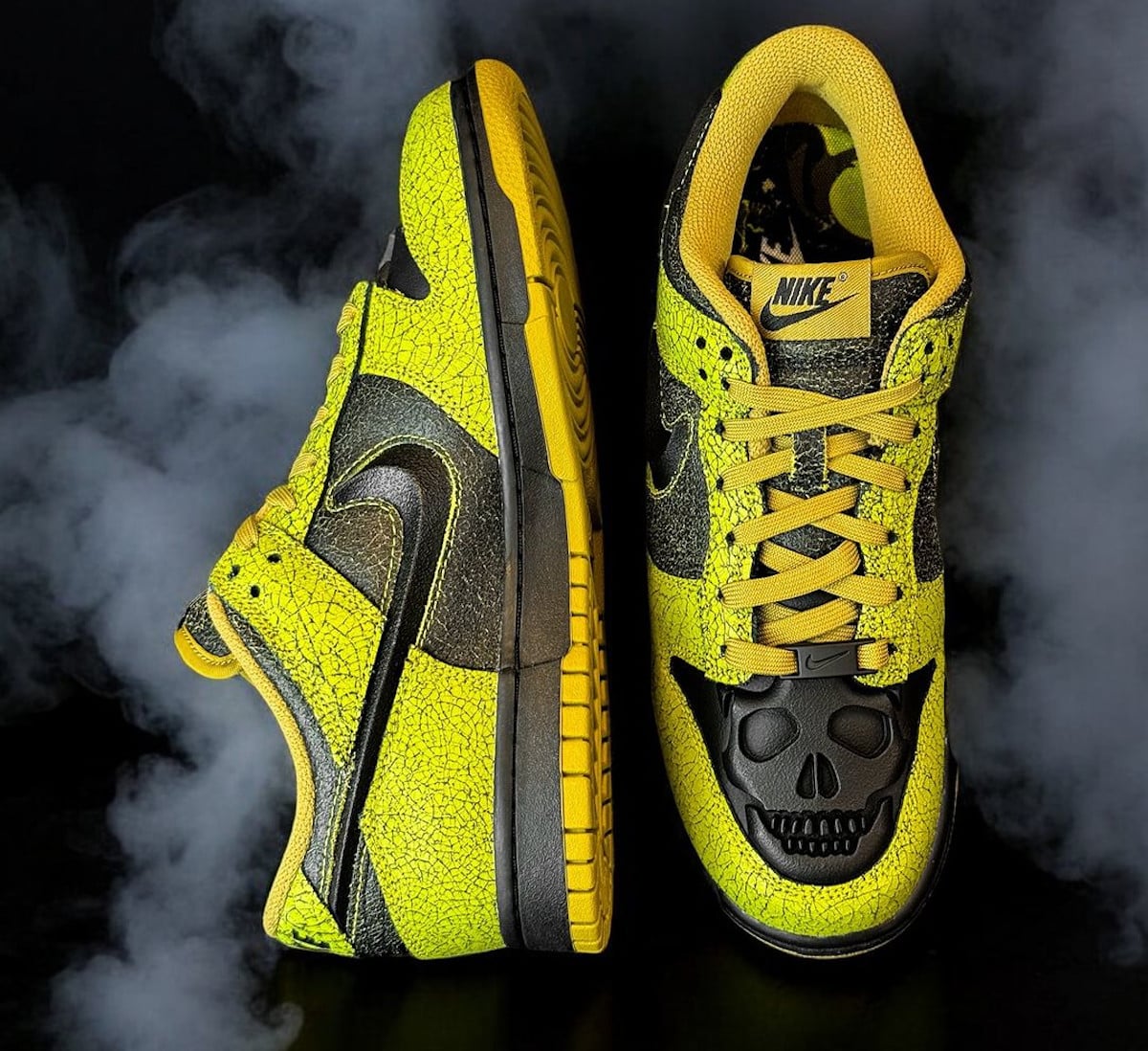 Nike Dunk Low Hallowen 2024 tête de mort HV6103-300 (3)