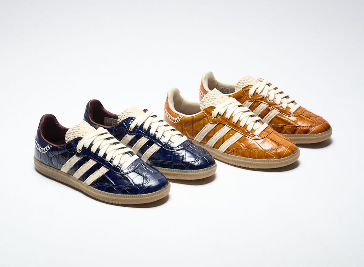 WB x adidas Samba peau de crocodile AW24