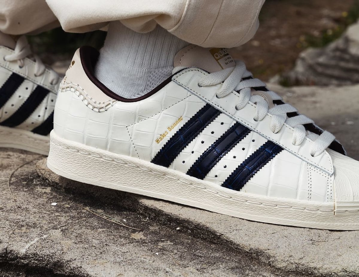 adidas Superstar x Wales Bonner Croc White Navy ou la trouver