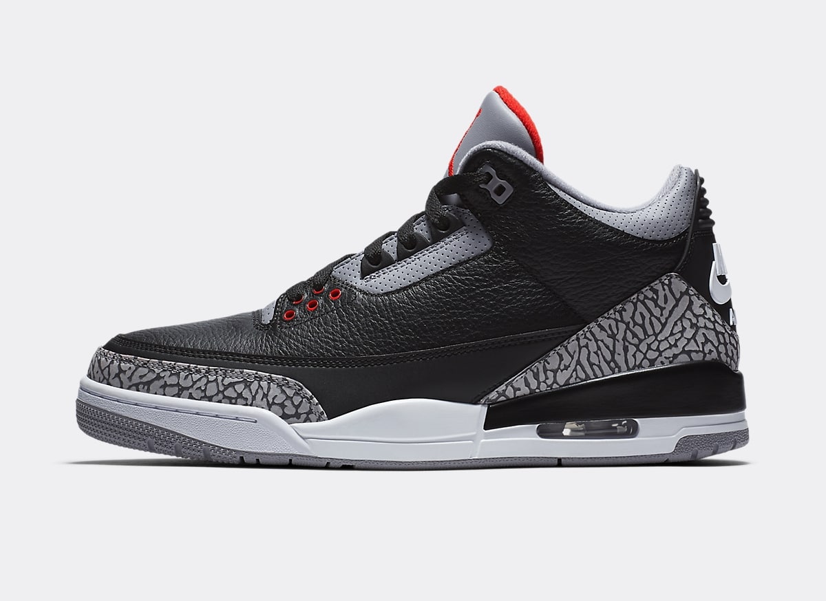 date de sortie Air Jordan 3 Black Cement 2024 FQ8138-002