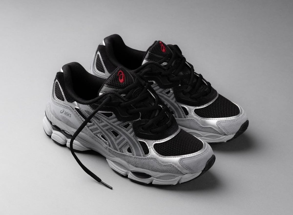 Asics Gel NYC noir gris argent métallique 1203A383-003 (3)