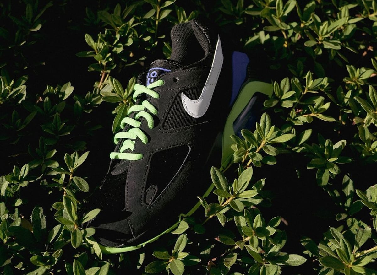 Nike Air Max 180 Black and White noire violet vert fluo FZ3058-001 (1)