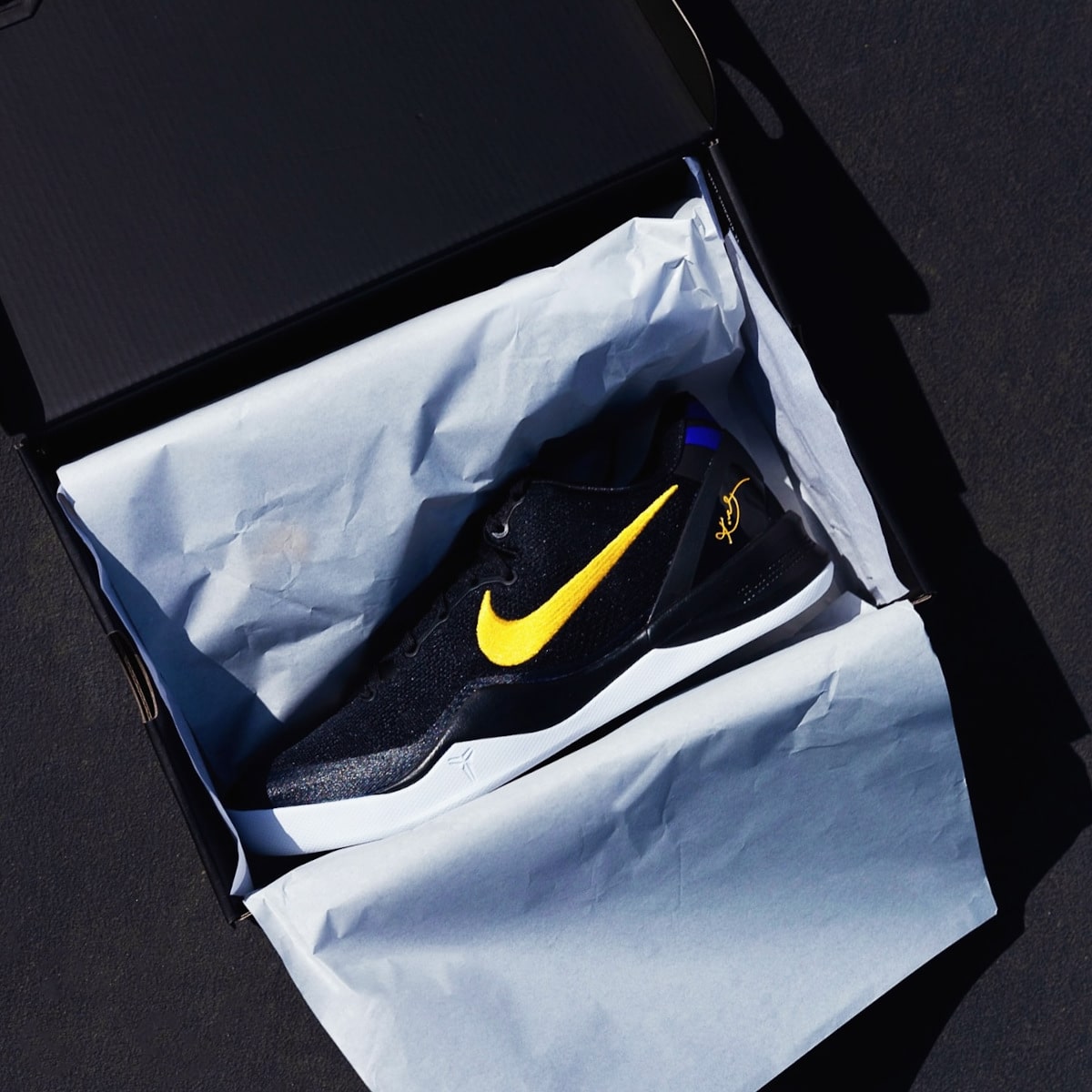 Nike Kobe 8 Protro Black and University Gold HF9550-001 (2)