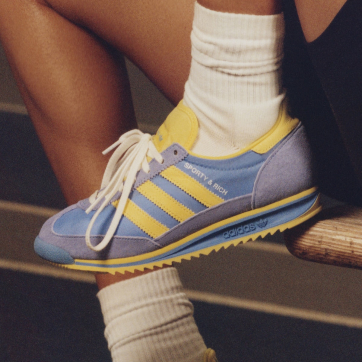 adidas SL72 bleue et jaune JH6701