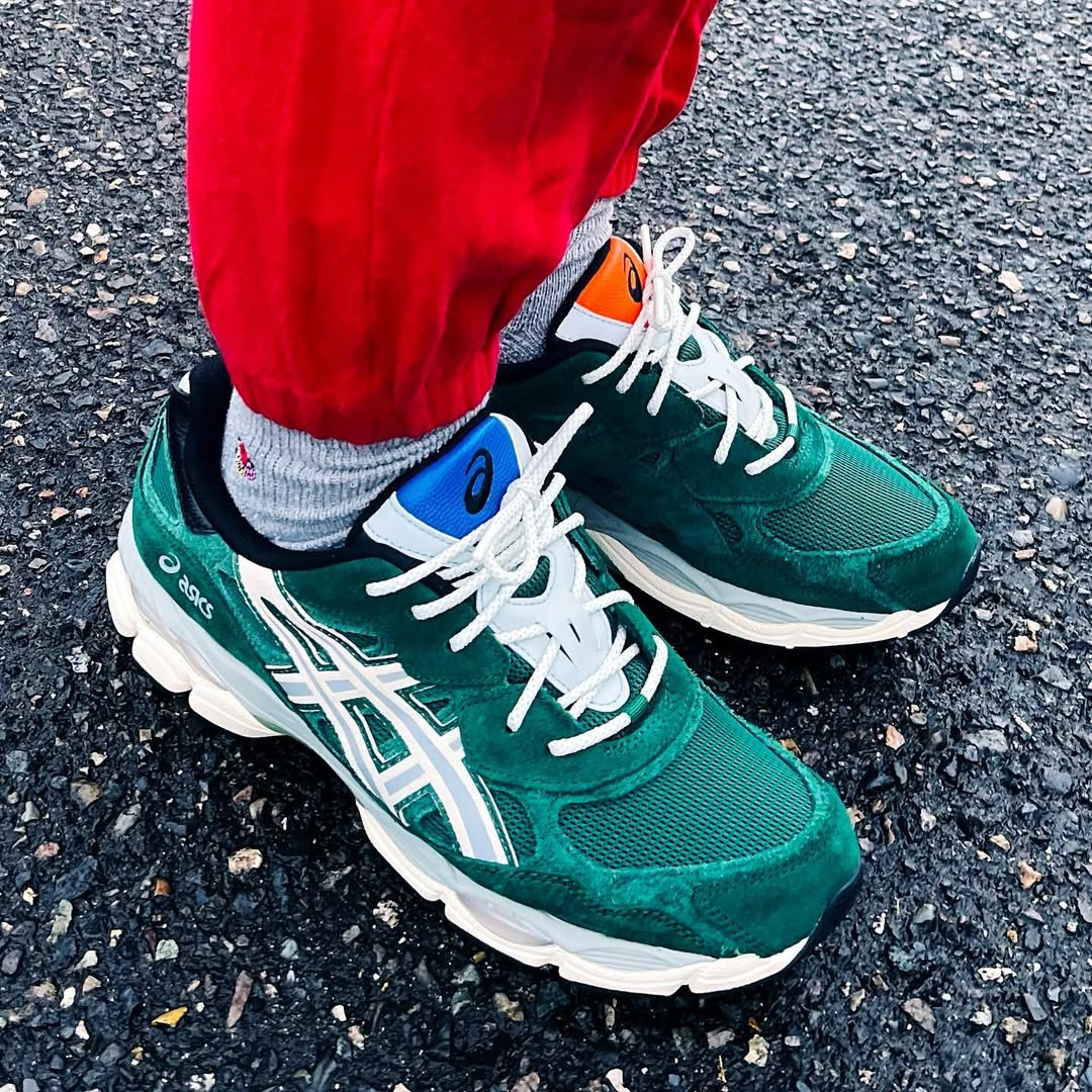 Ballaholic × Asics Gel NYC Jewel Green Ivory @makomeganex